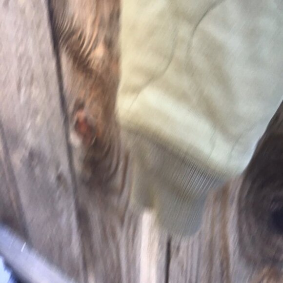 Wallace & Barnes khaki army green full zip quilted bomber jacket mens medium - Picture 7 of 8